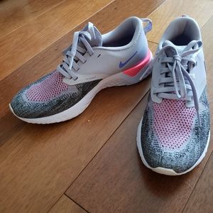 Purple Nike React Sneakers